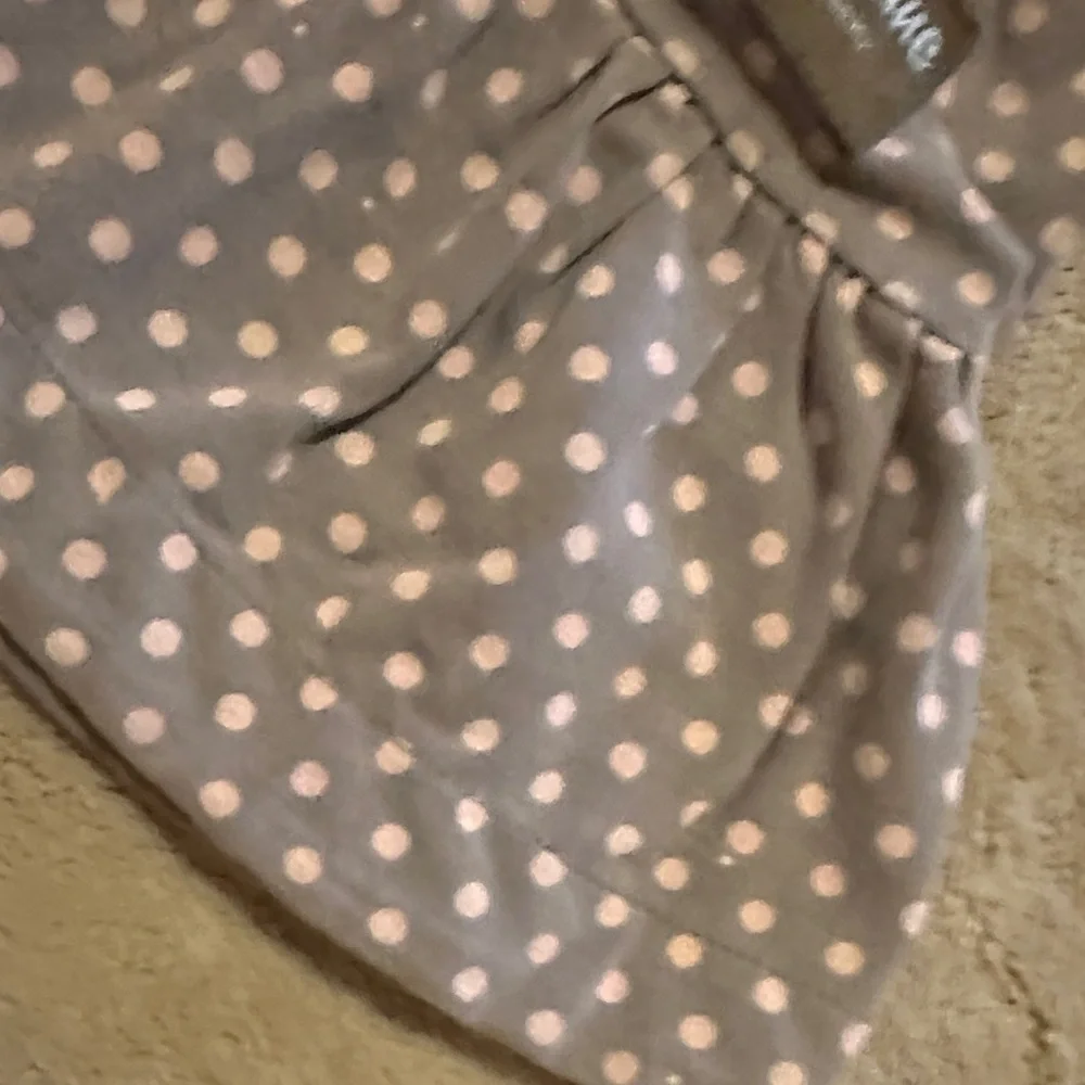 Matilda Jane Gray Pants with Pink Polka Dots